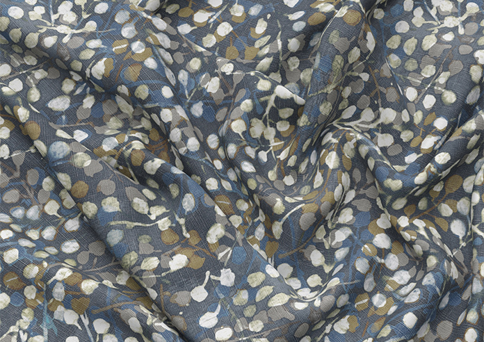 Mini Camphora, Ink - Made to Measure Curtains - Image 4